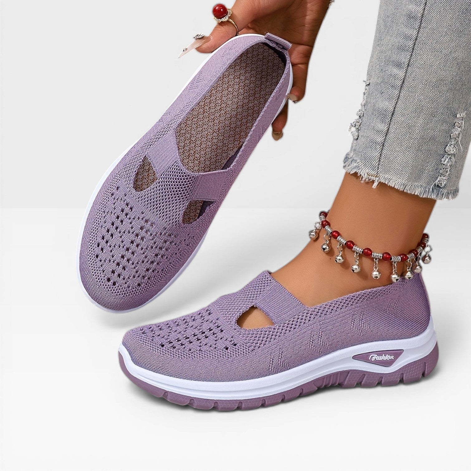 Women’s Breathable Slip-On Trainers for Walking