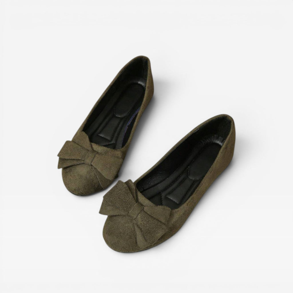Women’s Comfortable Ballet Flats – Soft Slip-On Bow Flats for Everyday Wear