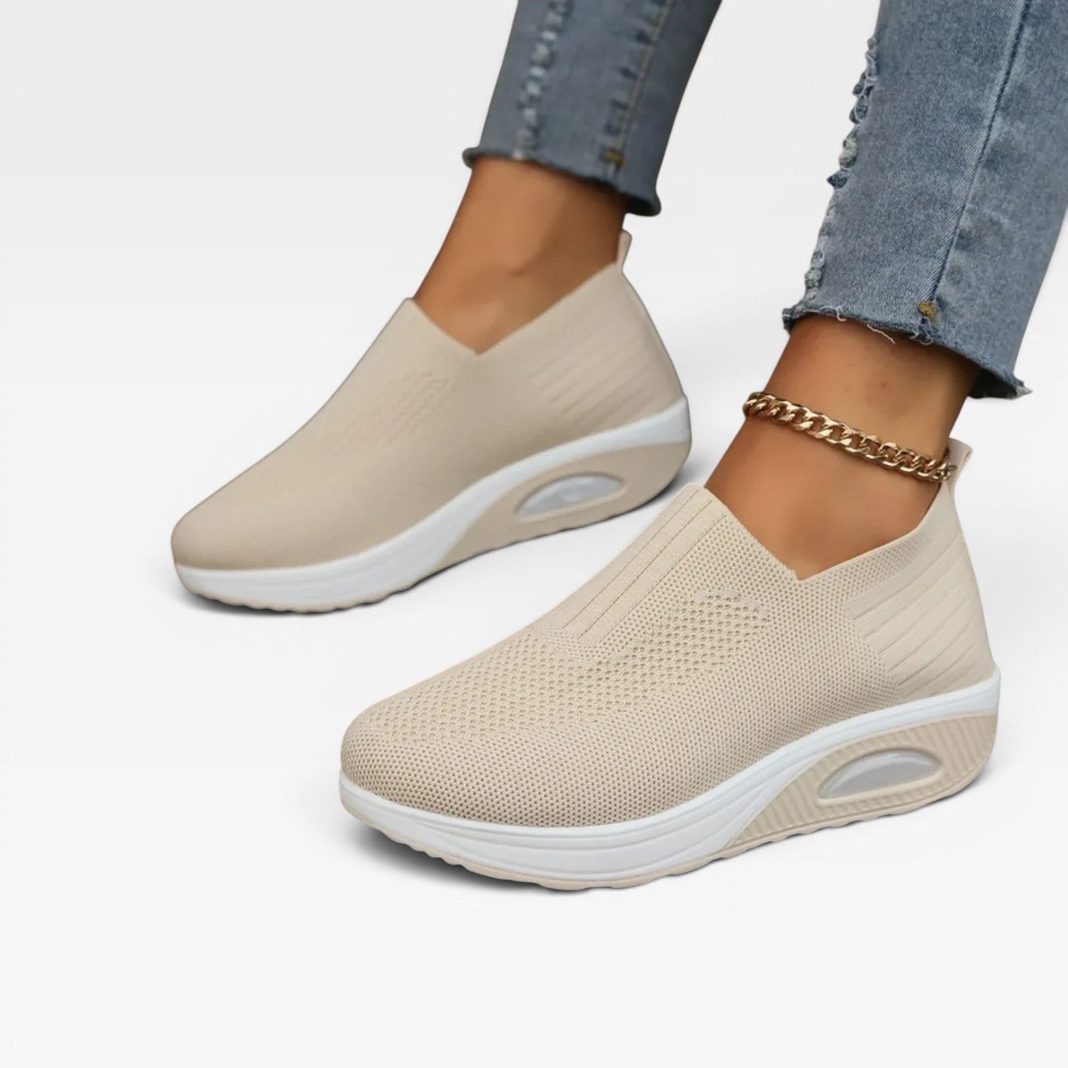 Women’s Breathable Lightweight Slip-On Trainers for Walking