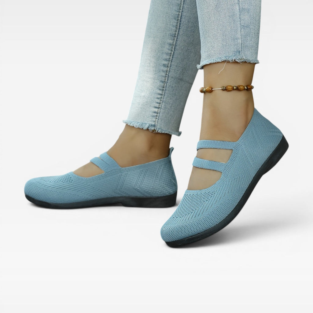 Women’s Mesh Trainers – Slip-On Lightweight Walking Shoes