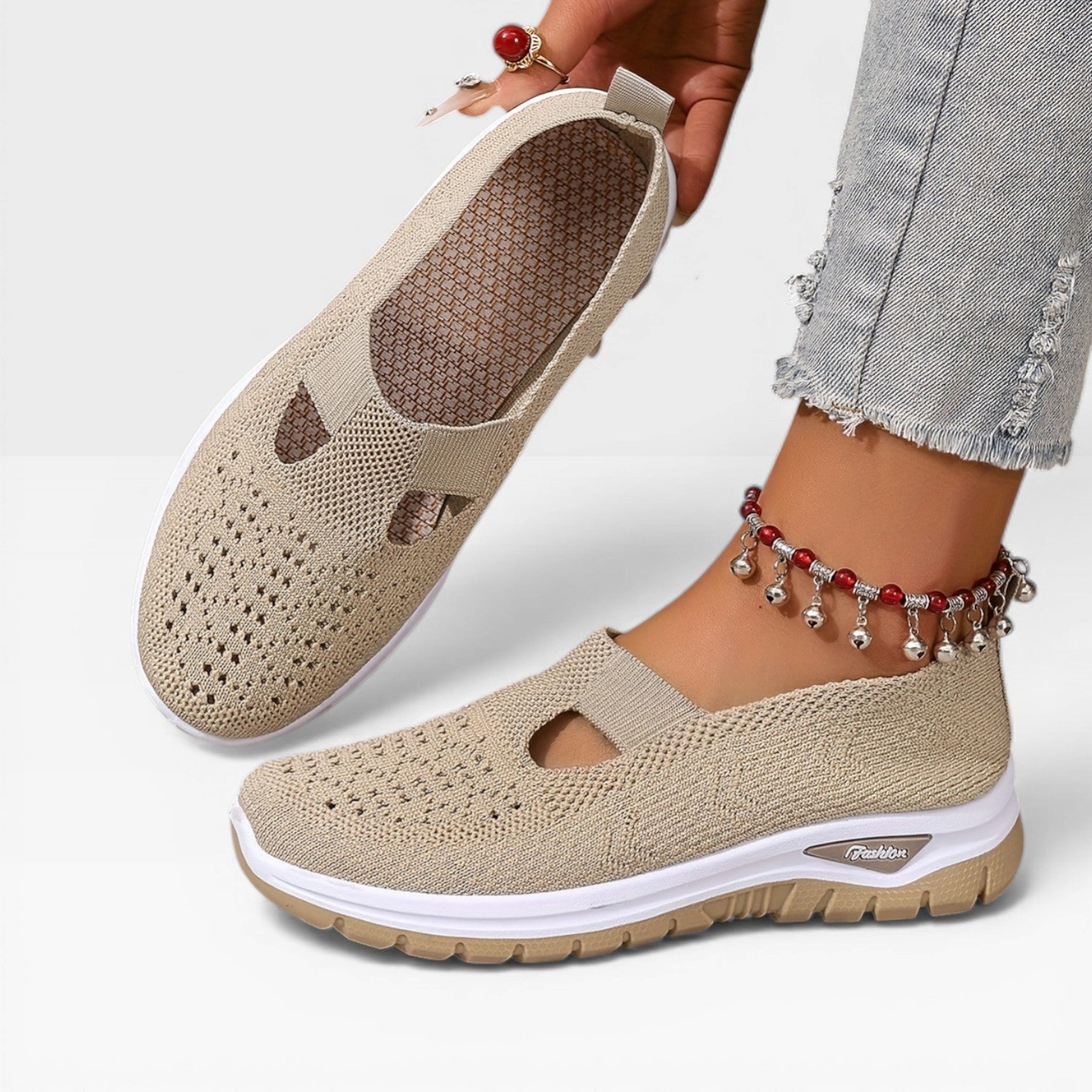 Women’s Breathable Slip-On Trainers for Walking