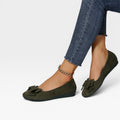 Women’s Comfortable Ballet Flats – Soft Slip-On Bow Flats for Everyday Wear