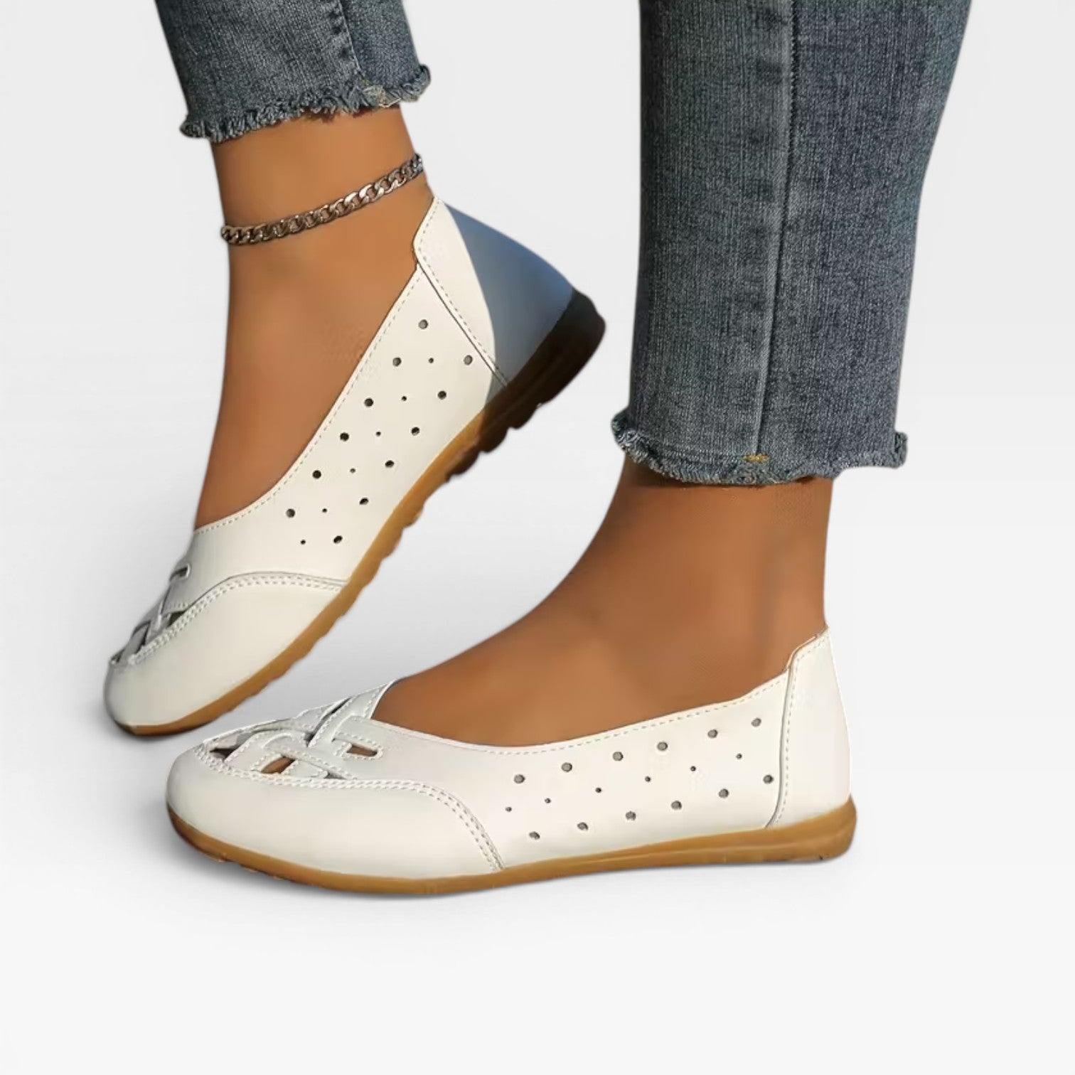 Women’s Breathable Slip-On Loafers – Lightweight Comfort Walking Flats