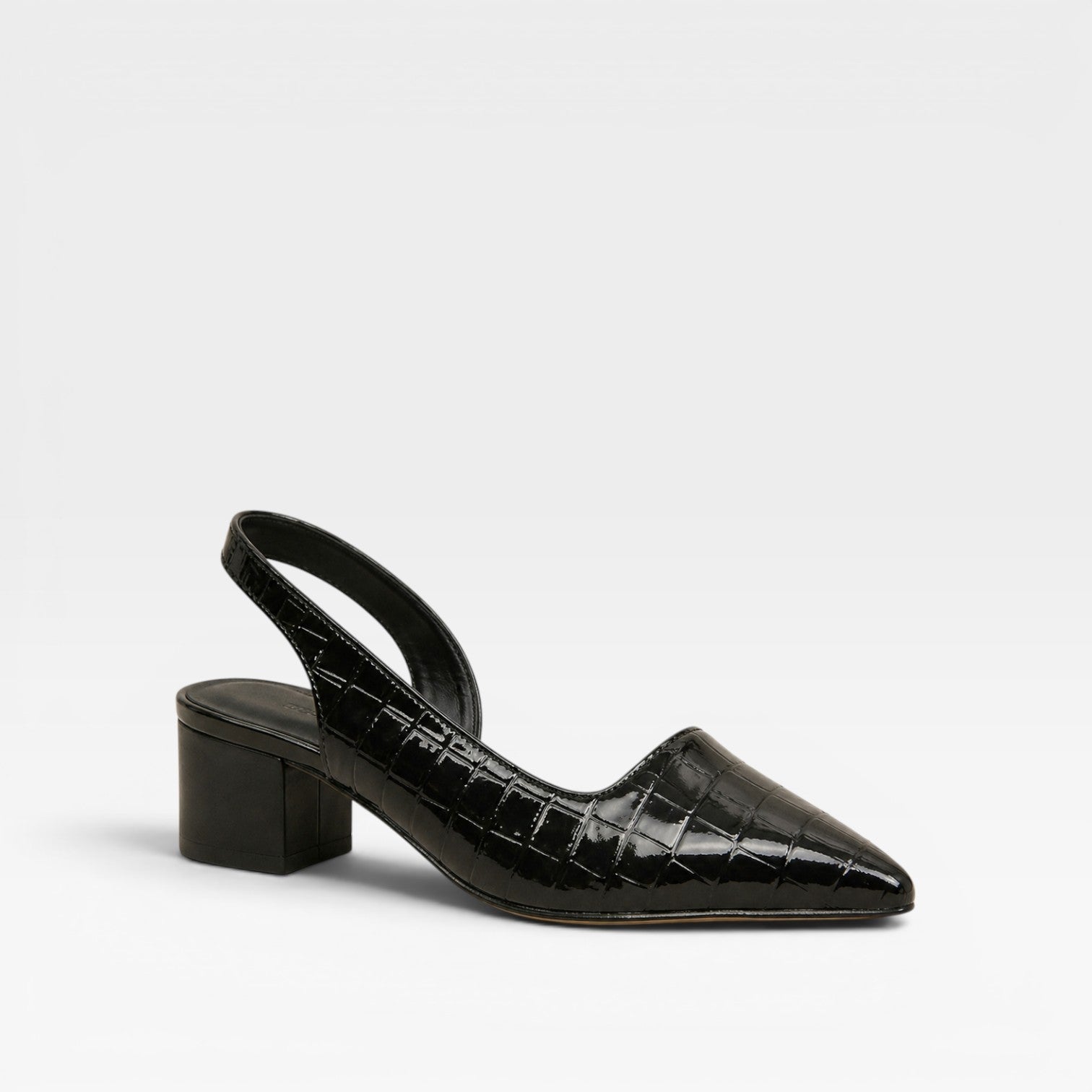 Women’s Slingback Heels – Pointed Toe Block Heel Pumps