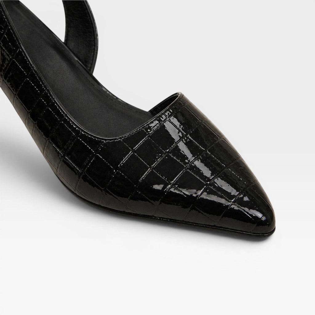Women’s Slingback Heels – Pointed Toe Block Heel Pumps