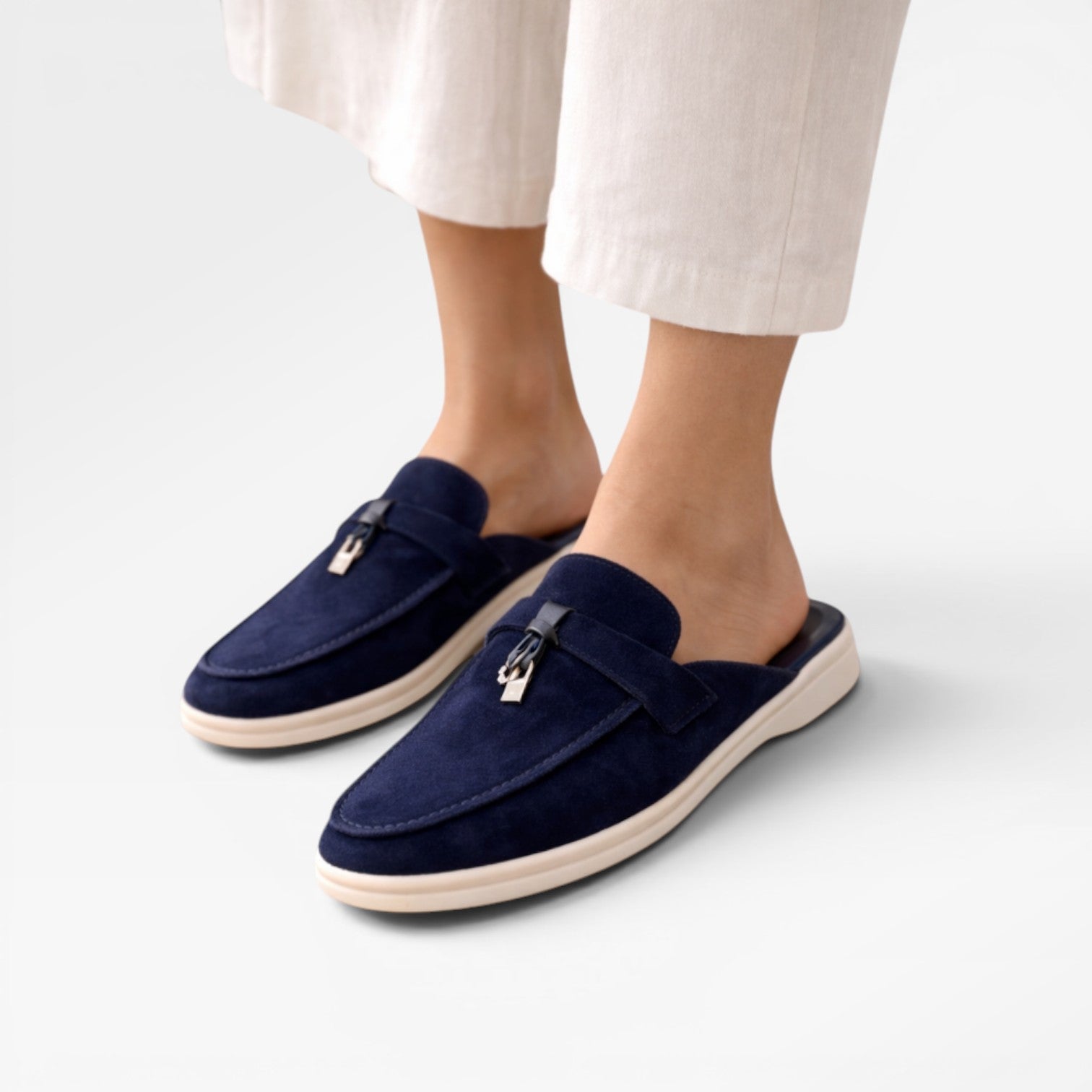 Women’s Slip On Suede Mules – Easy Everyday Comfort