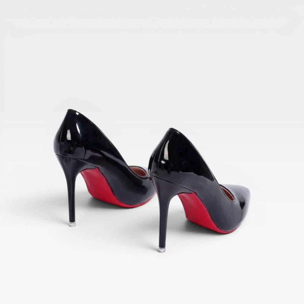 Women's Patent Pointed Toe Court Shoes – Classic Stiletto Heels for Occasions