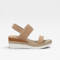 Women’s Espadrille Platform Sandals – Elastic Strap Summer Sandals