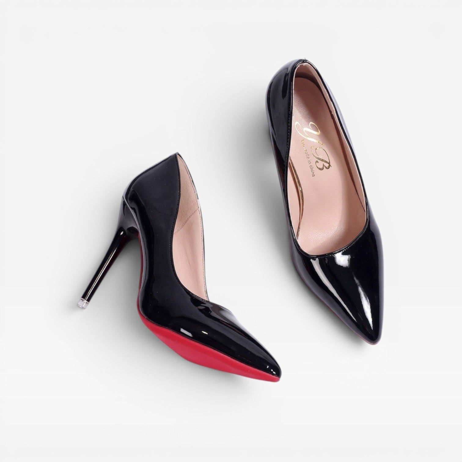 Women's Patent Pointed Toe Court Shoes – Classic Stiletto Heels for Occasions