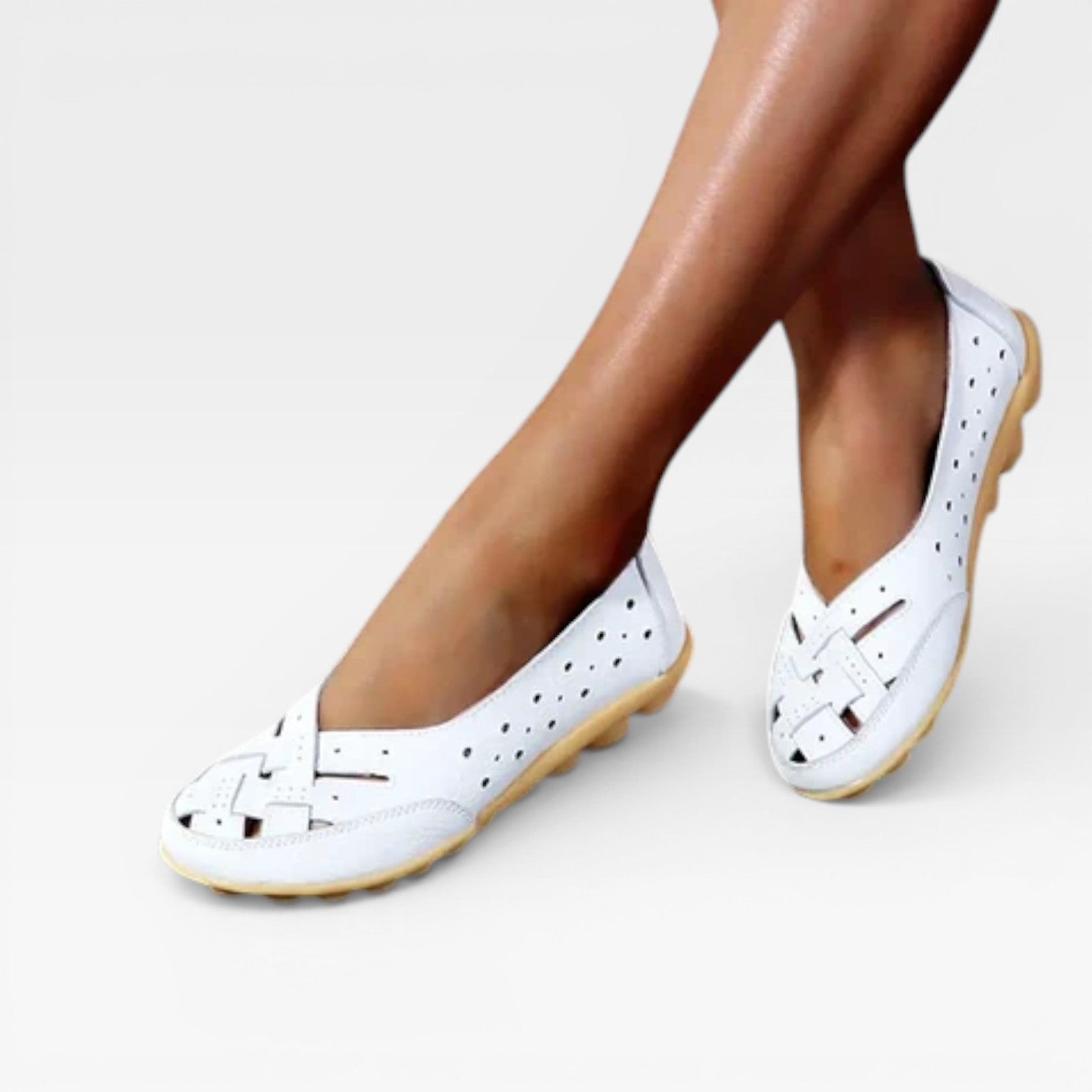 Women’s Breathable Slip-On Loafers – Lightweight Comfort Walking Flats