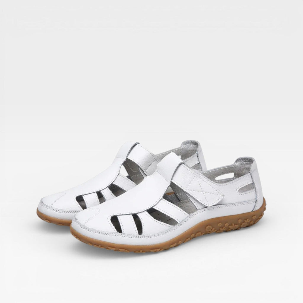 Women’s Closed-Toe Walking Sandals – Breathable Slip-On Comfort Shoes