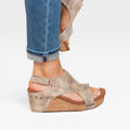Women’s Cork Wedge Sandals – Comfortable Summer Platform Sandals