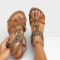Women’s Boho Summer Sandals – Cushioned Walking Sole