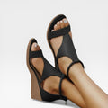 Women’s Strappy Summer Sandals – Lightweight Low Wedge Style